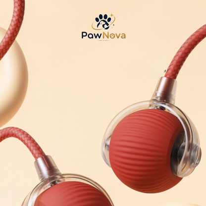 PawNova™ Akıllı Kedi Oyuncak Topu — USB Şarjlı, Işıklı, 3 Modlu